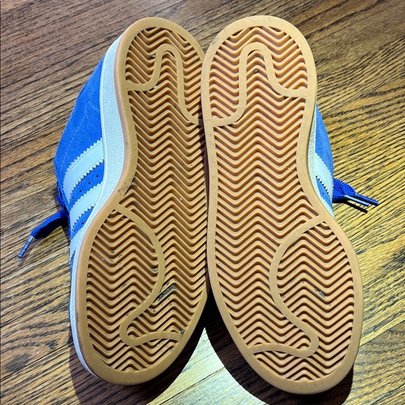 Adidas Campus Royal Blue and White Sneakers - Picture 3 of 5